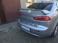 Mitsubishi Lancer X 2008– Nerezová ochranná lišta hrany kufra Carmos - turecká oceľ fotografia 2