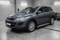 Mazda CX-9 2007–2016 Bočné nášľapy Maydos V2 (2 ks, nerez) fotografia 1