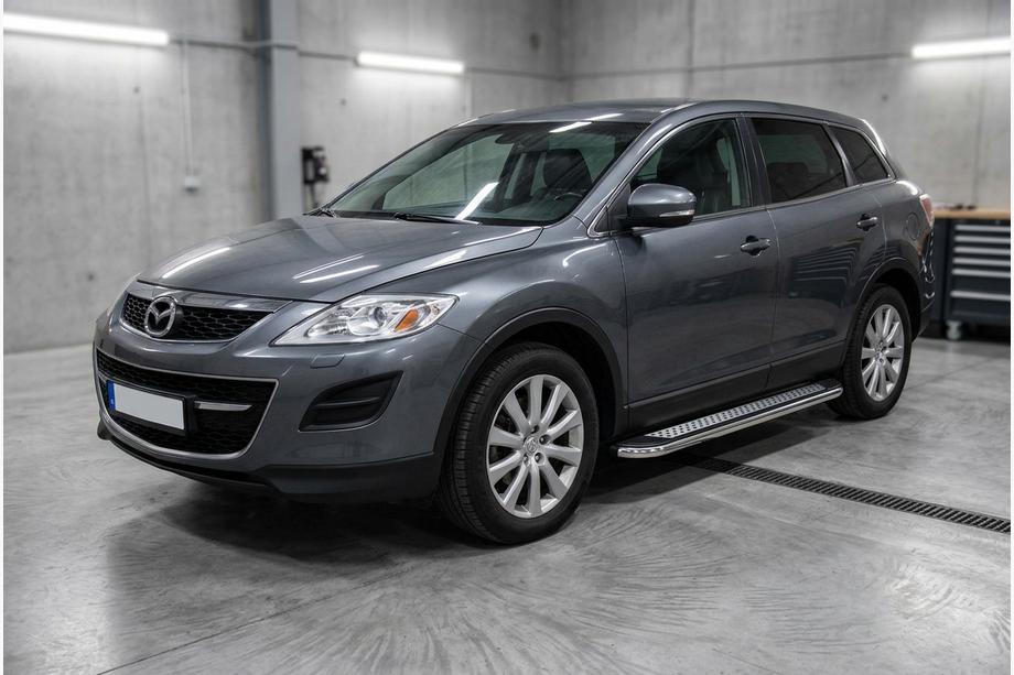 Mazda CX-9 2007–2016 Bočné nášľapy Maydos V2 (2 ks, nerez) Image