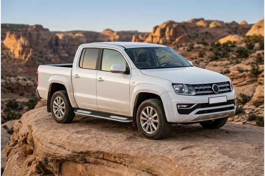 Volkswagen Amarok 2010–2022 Bočné nášľapy Tayga V2 (2 ks, hliník) Image