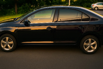 Skoda Rapid 2012–2019 Okenné lišty (4 ks, nerez) fotografia 1