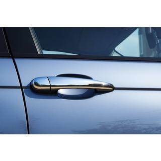 Chrómové kryty kľučiek dverí (4 ks, nerez) BMW 3 E46 1998–2006 fotografia 1