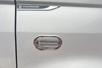Volkswagen T5 Multivan 2003–2010 Chrómové kryty smeroviek (2 ks, nerez) fotografia 4