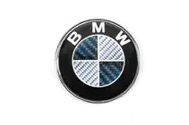 BMW Karbonový emblém, Turecko (d=74 mm) fotografia 1