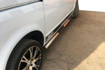 Volkswagen T5 Caravelle 2004–2010 Bočné rúrky (2 ks, nerez) 60 mm, krátky rázvor fotografia 11