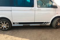Volkswagen T5 Multivan 2003–2010 Bočné rúrky (2 ks, nerez) 60 mm, dlhý rázvor fotografia 9