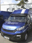 Iveco Daily 2014– Slnečná clona na čelné sklo V1 (čierny lesk, 5 mm) fotografia 5