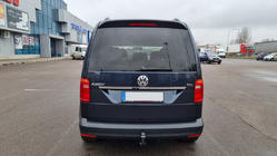 Volkswagen Caddy 2015–2020 Lišta nad ŠPZ (1-dverová, nerez) fotografia 1