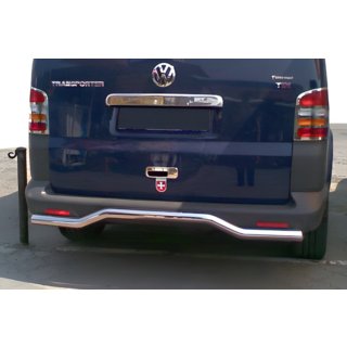 Zadný ochranný rám Vlna (nerez) Volkswagen T5 Transporter 2003–2010 fotografia 2