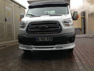 Ford Transit 2014– Lip spojler predného nárazníka Ince (2014-2019, na lakovanie) fotografia 2