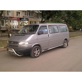 Bočné trubky (2 ks, nerez) Volkswagen T4 Caravelle/Multivan 1990–2003 fotografia 2