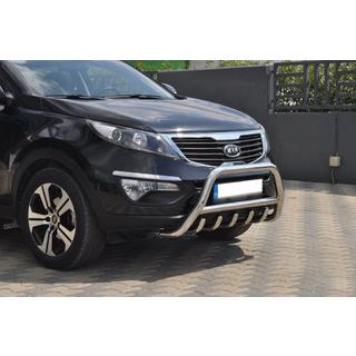 Predný ochranný rám WT003 (nerez) Kia Sportage 2010–2015 fotografia 2