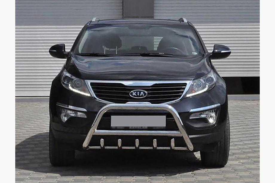 Kia Sportage 2010–2015 Predný ochranný rám WT003 (nerez) Fotografia 4