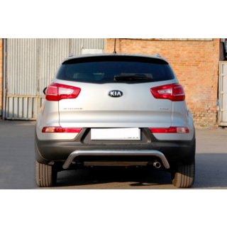 Zadný ochranný rám AK007 (nerez) Kia Sportage 2010–2015 fotografia 1