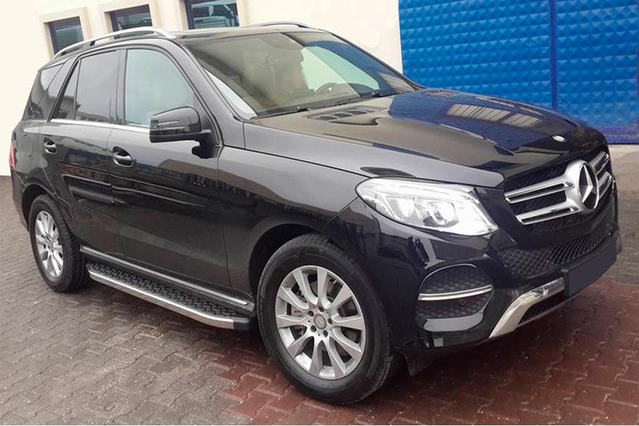 Mercedes GLE/ML class W166 2011–2018 Bočné nášľapy BlackLine (2 ks, hliník) Image
