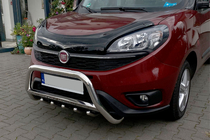 Fiat Doblo II 2010–2022 Predný ochranný rám WT004 (nerez) fotografia 1