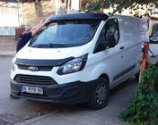Ford Custom 2013–2022 Slnečná clona na čelné sklo (na držiakoch) fotografia 5