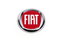 Fiat Samolepiaci emblém V1 (červený) 85 mm fotografia 1