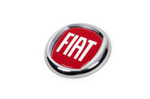 Fiat Samolepiaci emblém V1 (červený) 85 mm fotografia 2