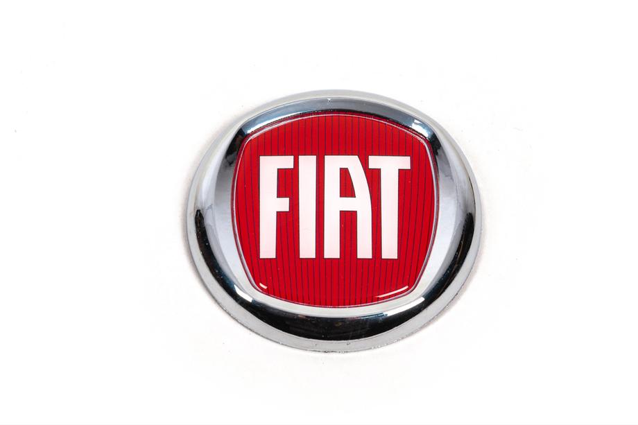Fiat Samolepiaci emblém V1 (červený) 85 mm Image