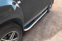 Dacia Duster 2008–2018 Bočné nášľapy Tayga Grey V2 (2 ks, hliník) fotografia 1