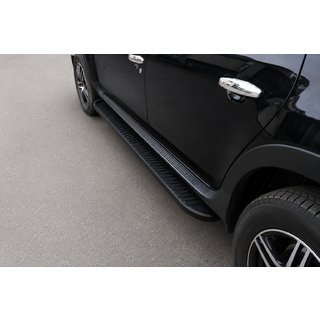 Bočné prahy Tayga V1 Black (2 ks, hliník) fotografia 1