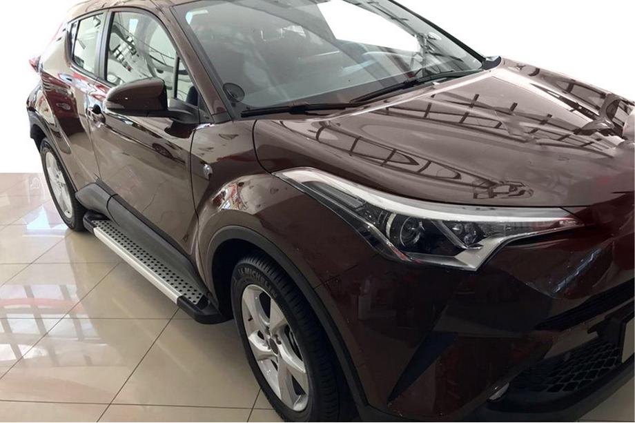 Toyota C-HR 2016–2023 Bočné nášľapy Allmond Grey (2 ks, hliník) Image