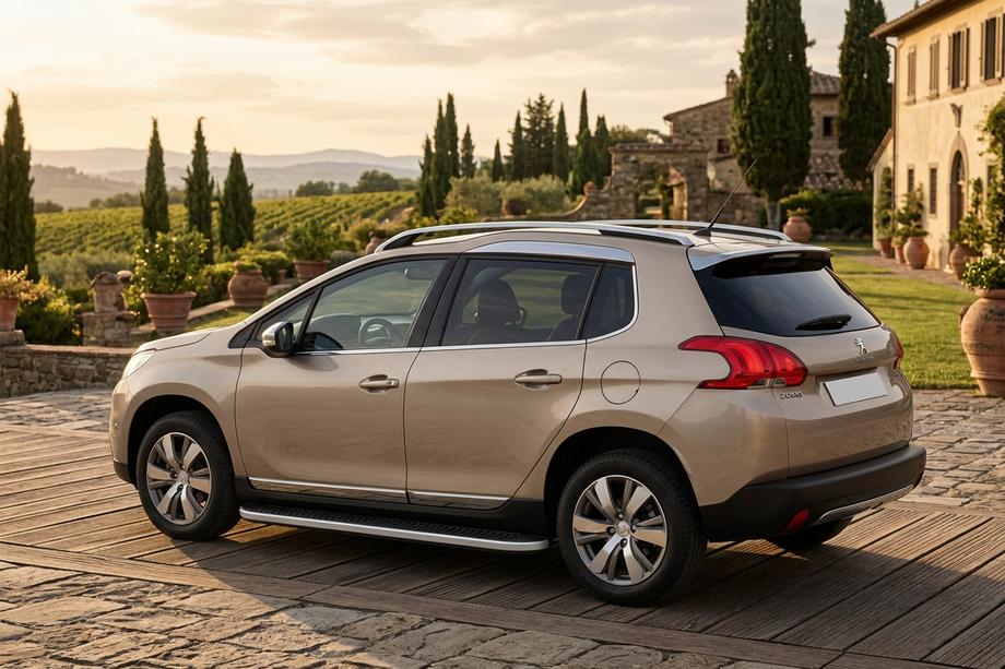 Peugeot 3008 2008–2016 Bočné nášľapy Tayga Grey (2 ks, hliník) 2014-2016 Image