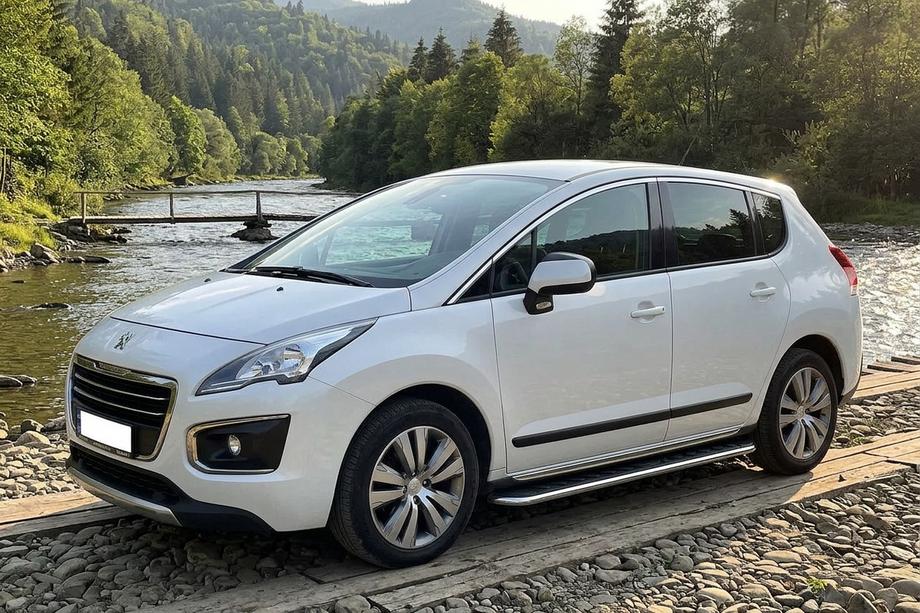 Peugeot 3008 2008–2016 Bočné nášľapy Maydos V1 (2 ks, hliník / nerez) 2008-2014 Image