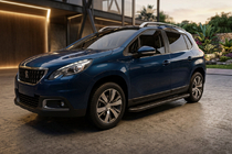 Peugeot 3008 2008–2016 Bočné nášľapy Bosphorus Black (2 ks, hliník) 2008-2014 fotografia 1