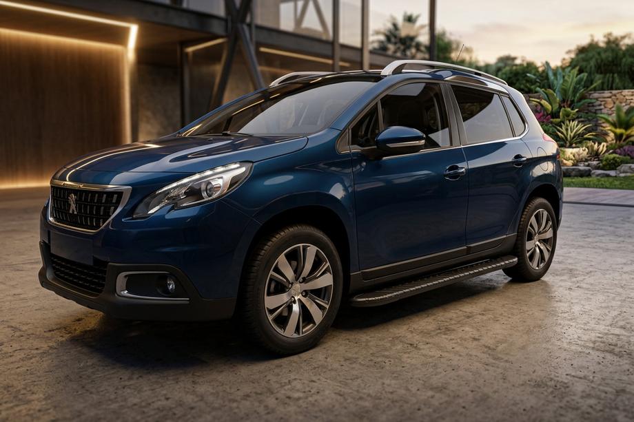 Peugeot 3008 2008–2016 Bočné nášľapy Bosphorus Black (2 ks, hliník) 2008-2014 Image