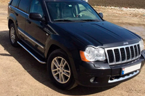 Jeep Grand Cherokee WK 2004–2010 Bočné nášľapy Maydos V2 (2 ks, nerez) fotografia 4