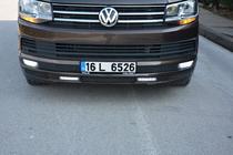 Volkswagen T6 2015–2024 Líp spojler predného nárazníka Sport 2-LED 2015-2018 (na lakovanie) fotografia 10