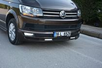 Volkswagen T6 2015–2024 Líp spojler predného nárazníka Sport 2-LED 2015-2018 (na lakovanie) fotografia 11
