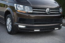 Volkswagen T6 2015–2024 Líp spojler predného nárazníka Sport 2-LED 2015-2018 (na lakovanie) fotografia 1