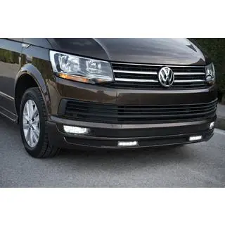 Líp spojler predného nárazníka Sport 2-LED 2015-2018 (na lakovanie) Volkswagen T6 2015–2024 fotografia 1