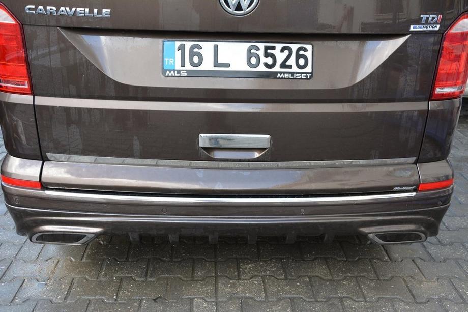 Volkswagen T6 2015–2024 Kryt zadného nárazníka AMG štýl (na lakovanie) Fotografia 3