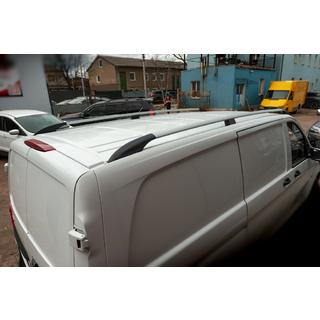 Strešné lyžiny ELITE chróm (plastová pätka) Mercedes Vito/V-trieda W447 2014– fotografia 3