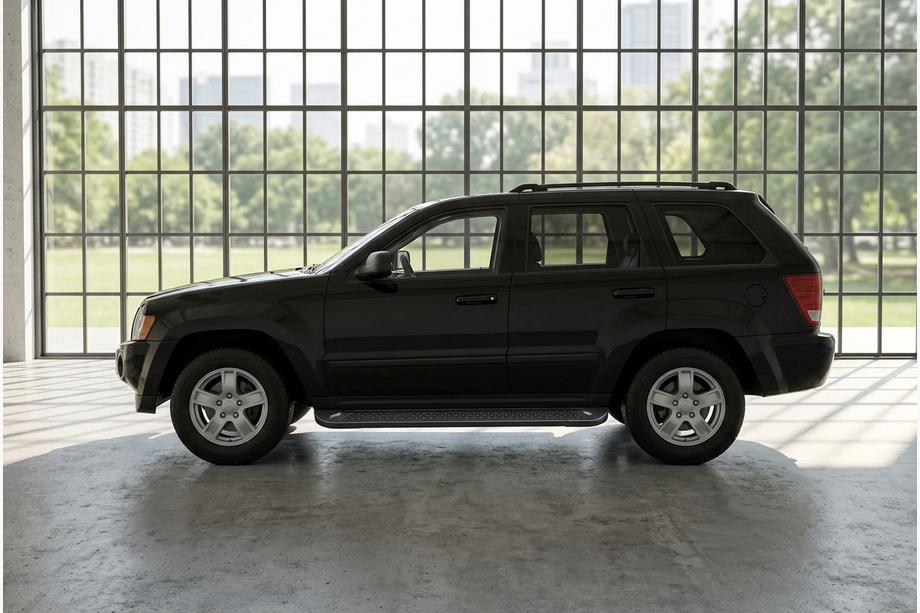 Jeep Grand Cherokee WK 2004–2010 Bočné nášľapy Allmond Black (2 ks, hliník) Image
