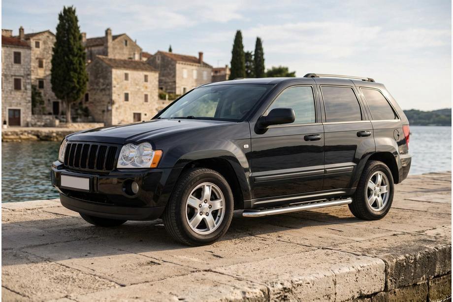 Jeep Grand Cherokee WK 2004–2010 Bočné nášľapy Maydos V1 (2 ks, hliník / nerez) Image