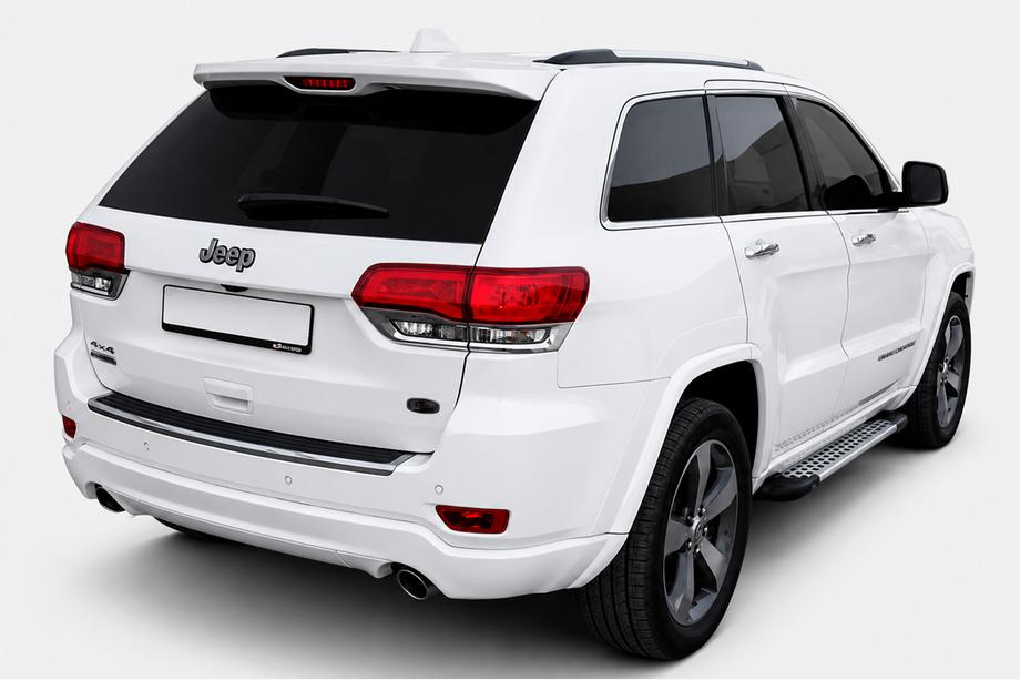 Jeep Grand Cherokee WK2 2010–2021 Bočné nášľapy Allmond Grey (2 ks, hliník) Image