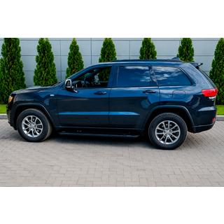 Bočné nášľapy Allmond Black (2 ks, hliník) Jeep Grand Cherokee WK2 2010–2021 fotografia 1
