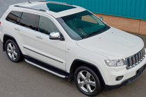 Jeep Grand Cherokee WK2 2010–2021 Bočné prahy Fullmond (2 ks, hliník) fotografia 1