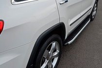 Jeep Grand Cherokee WK2 2010–2021 Bočné prahy Fullmond (2 ks, hliník) fotografia 3