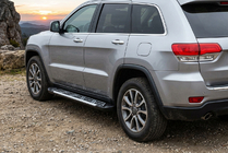 Jeep Grand Cherokee WK2 2010–2021 Bočné prahy Sunrise (2 ks, hliník) fotografia 1