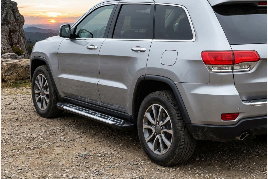 Jeep Grand Cherokee WK2 2010–2021 Bočné prahy Sunrise (2 ks, hliník) Image