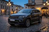 Jeep Grand Cherokee WK2 2010–2021 Bočné nášľapy Bosphorus Black (2 ks, hliník) fotografia 1