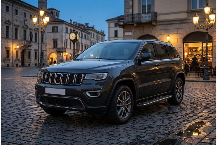 Jeep Grand Cherokee WK2 2010–2021 Bočné nášľapy Bosphorus Black (2 ks, hliník) Image