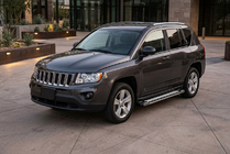 Jeep Compass 2006–2016 Bočné nášľapy Rainbow (2 ks, hliník) fotografia 1