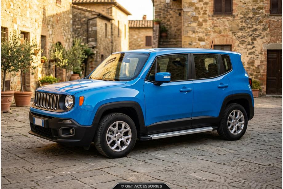 Jeep Renegade 2014– Bočné nášľapy Maya V2 (2 ks, hliník) Image